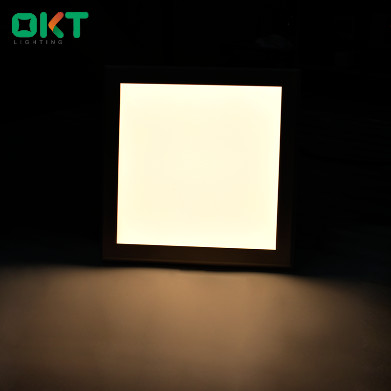 High CRI 90 Triac Dimming UL 6 inch Square Small Led Panel Light 12W for Reception Room