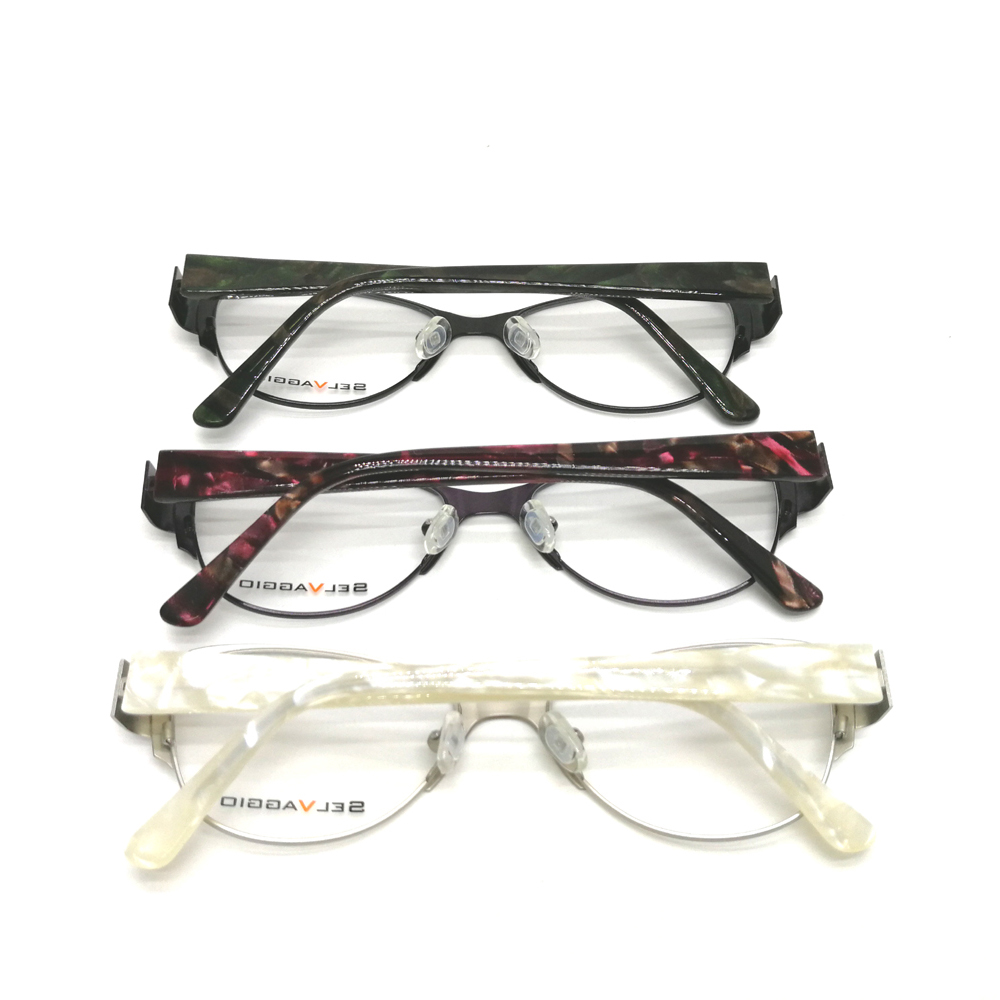 Europe America new style metal optical eye glasses women glasses frame