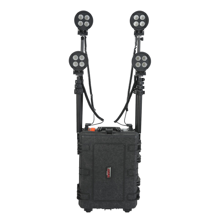 JGL factory 160W retractable led lighting system stand up work lights