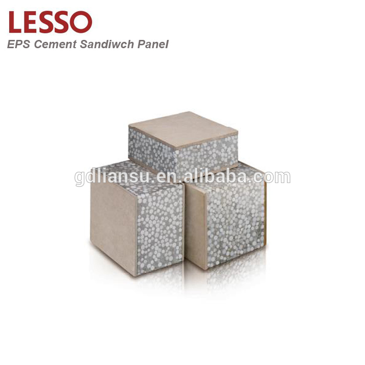 Soundproof strength EPS cement sandwich panel for partition wall material