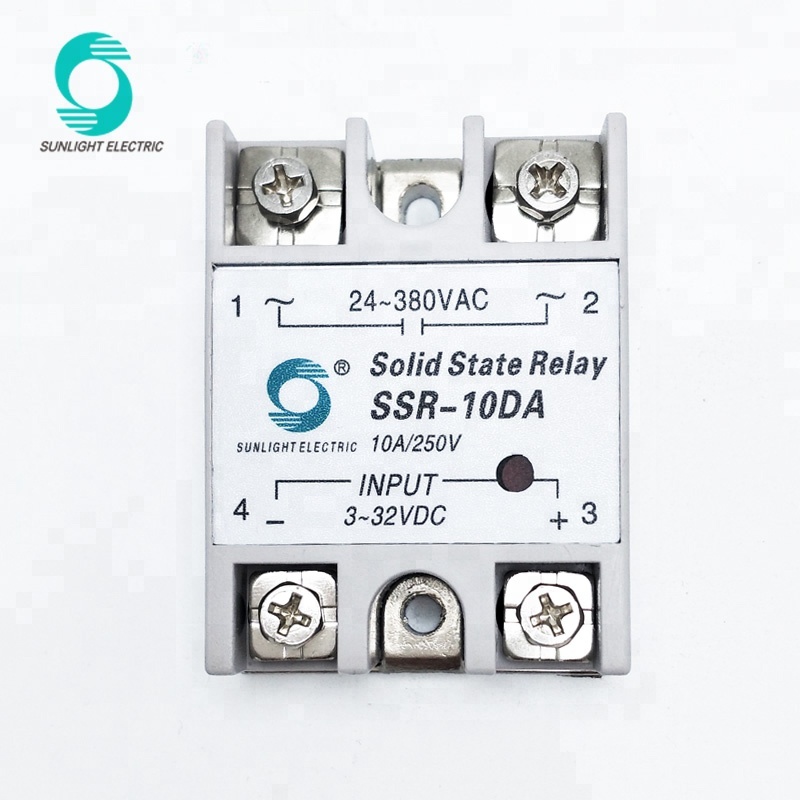 ZG3NC-316B SSR-16DA 16A 3-32VDC INPUT 24-480VAC OUTPUT dc to ac ssr solid state relay