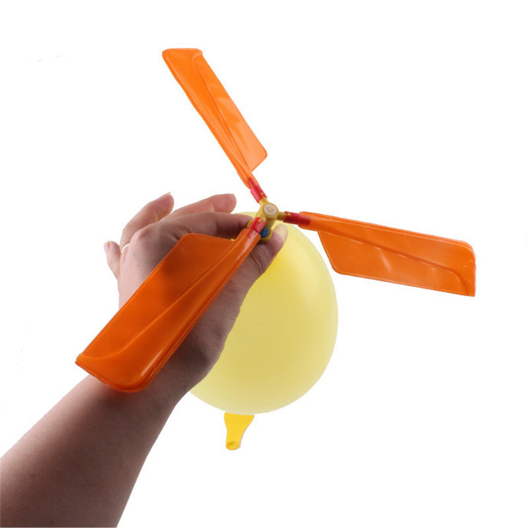 Traditional Classic Balloon Helicopter Kids Party Bag Filler Flying Toys Child Birthday Event Party Supplies