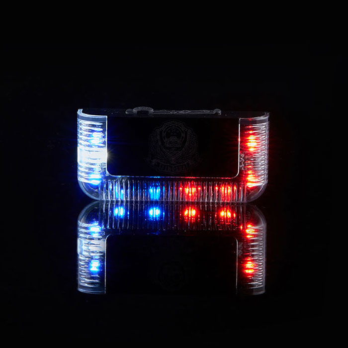 Senken rechargeable red and blue LED shoulder light for traffic police