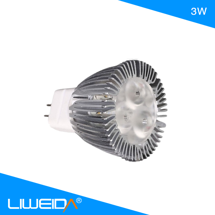 Indoor MR11 led bulb 3W LED GU4 dimmable 12V LED spotlight