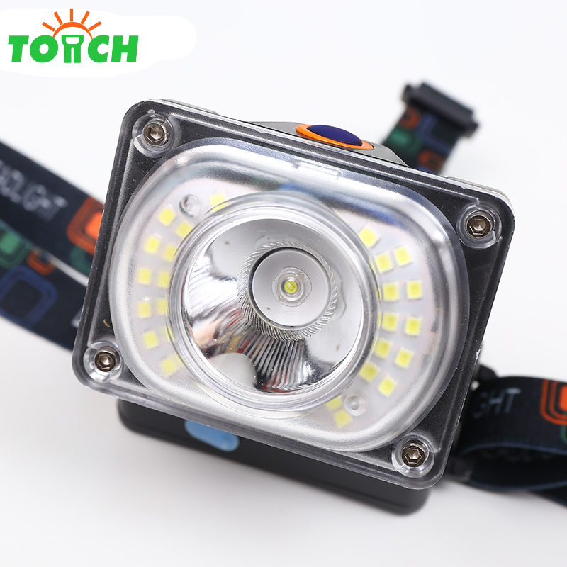 2019 New Product children led headlamp Professional high power colorful rechargeable 29 LED hunting headlamp