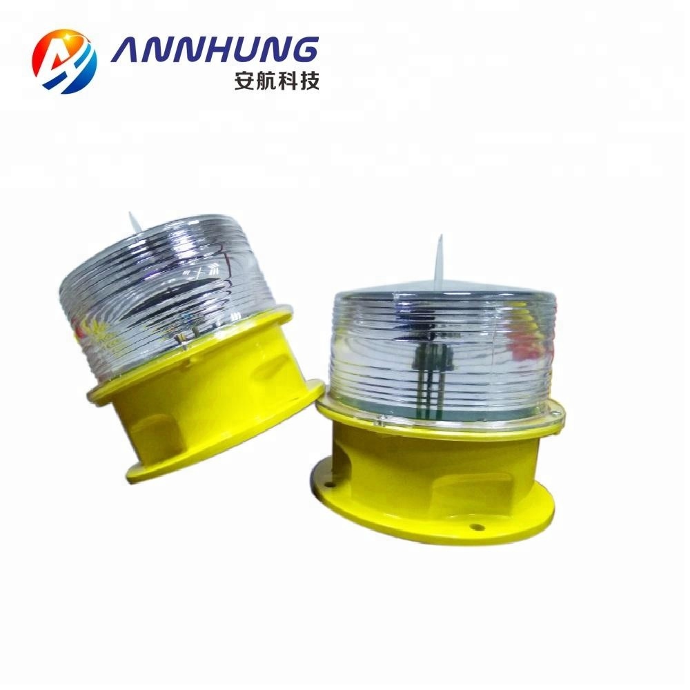 Heliport Landing Light Solar Powered Red Green light