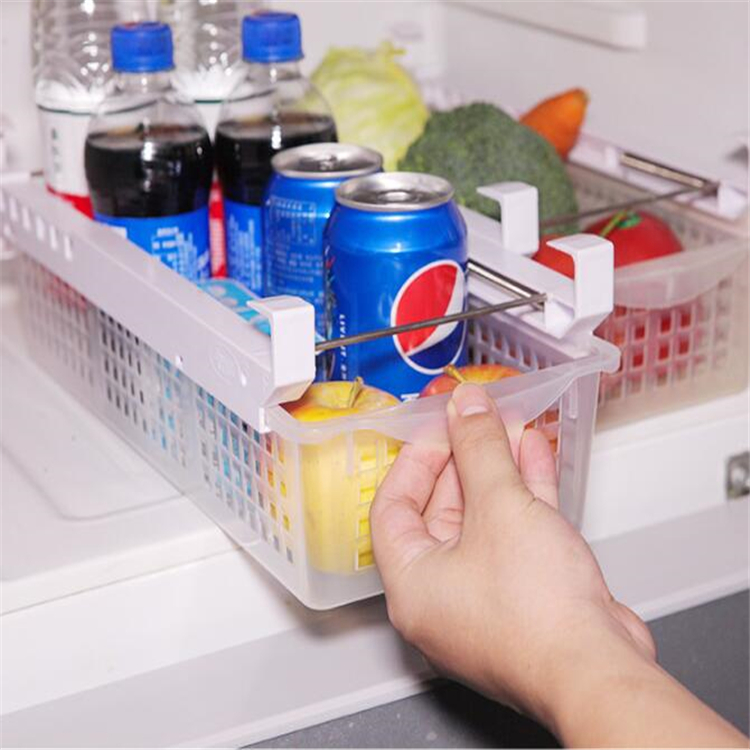 Multipurpose Fridge Storage Drawer Sliding Refrigerator Organizer Fridge Space Saver