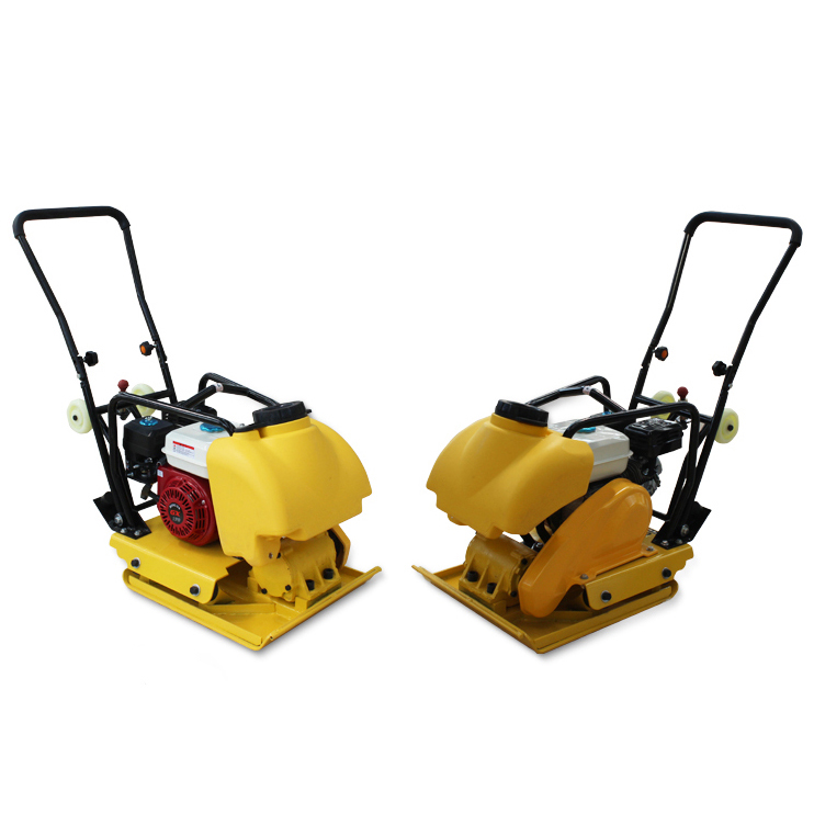 Return direction vibratory plate compactor