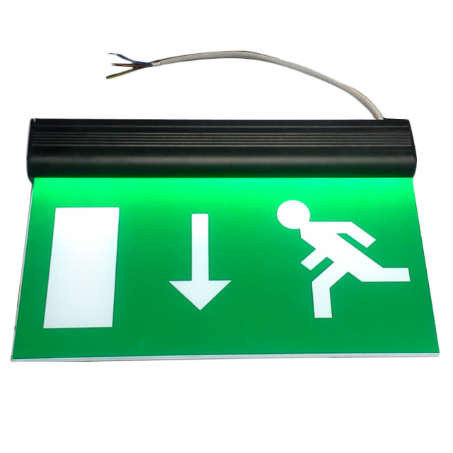 CE Approval maintained Ceiling Surface Suspended Led Emergency Exit Sign Light