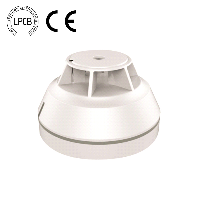 LPCB Addressable Fire Alarm System Heat Detector with base