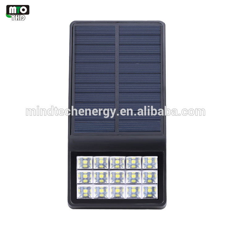 Outdoor solar garden wall light  with controller