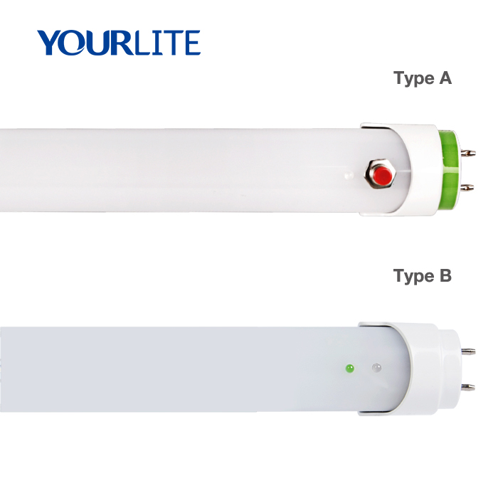 T8 G13 LED Tube 600mm/1200mm/1500mm T8 Emergency LED Light Tube With Battery