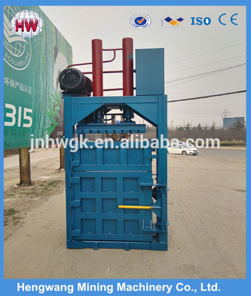 Small Vertical Hydraulic Pressing Waste Carton Baler Machine