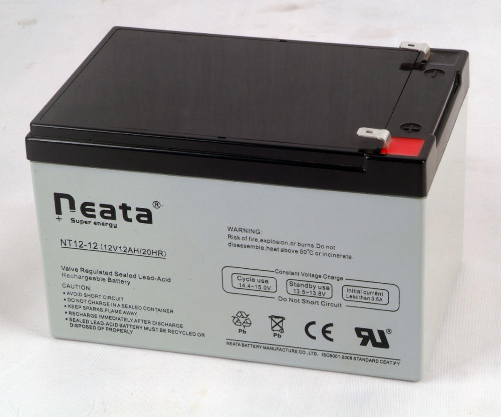 NEATA BATTERY 12 volt 12ah 20hr battery 12v 12ah small rechargeable Lead Acid Battery