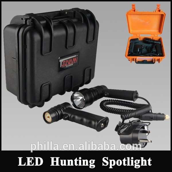 Cree T6 Portable lighting kit outdoor hunting equipment, Rechargeable handheld spotlight cree 10w hunting equipment