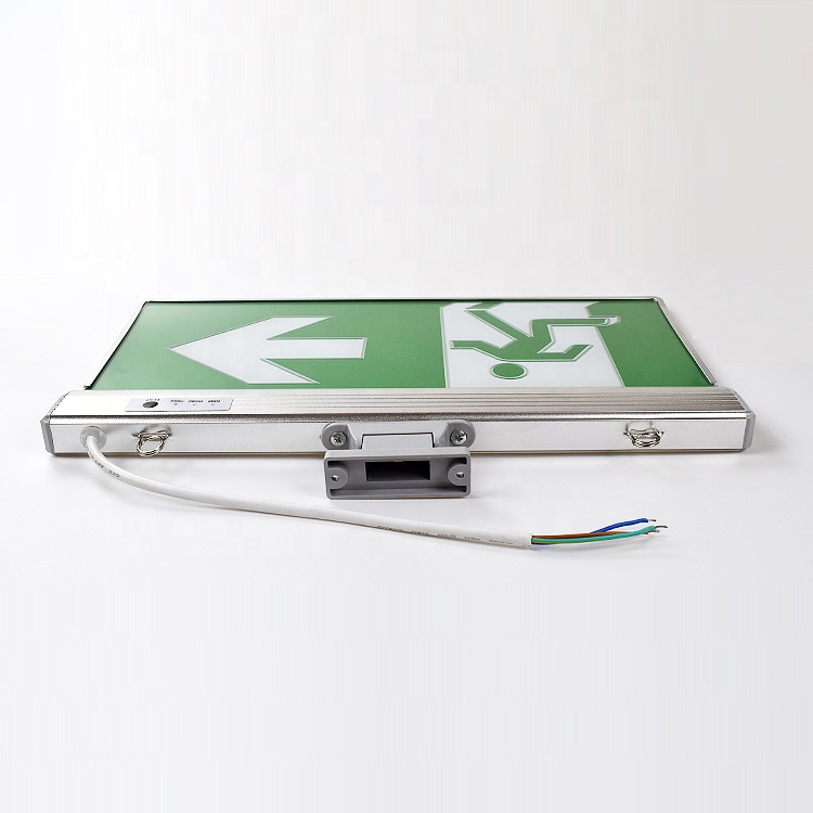 Universal hanging mount self powered printable exit signs