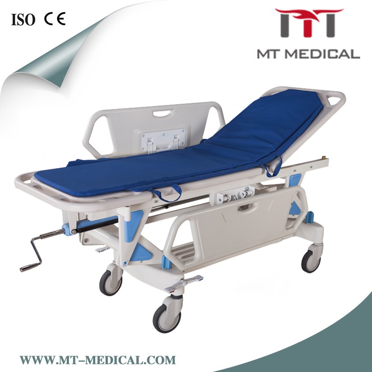 Hot sell factory price hospital stainless steel patient transport stretcher cart