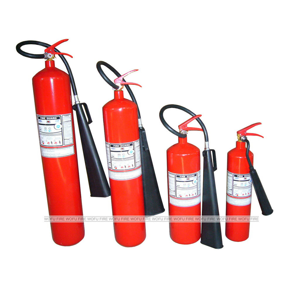 Empty Fire Extinguisher CO2 Gas Cylinder