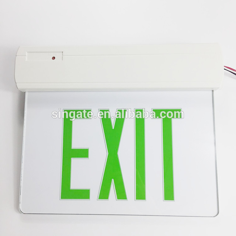 ABS Acrylic South American Rechargeable Emergency LED Exit Sign Light