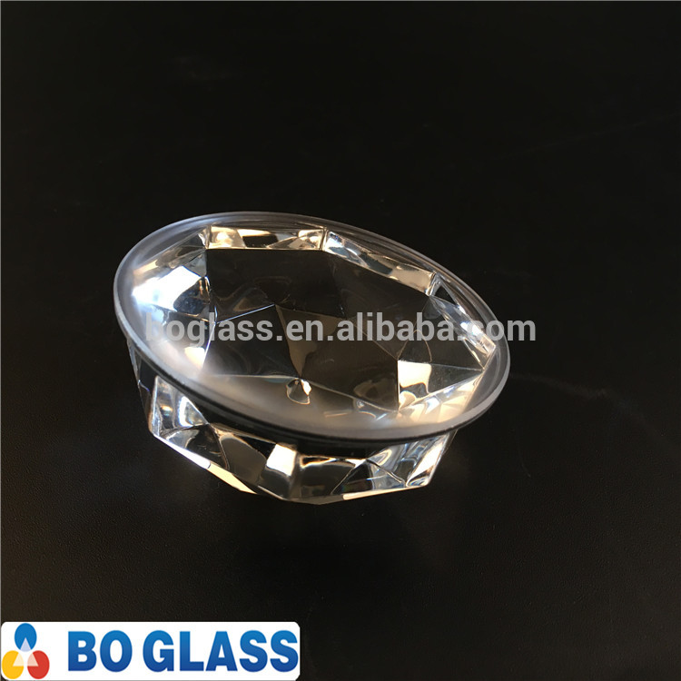 macro magnific molded aspheric led lens for led lights