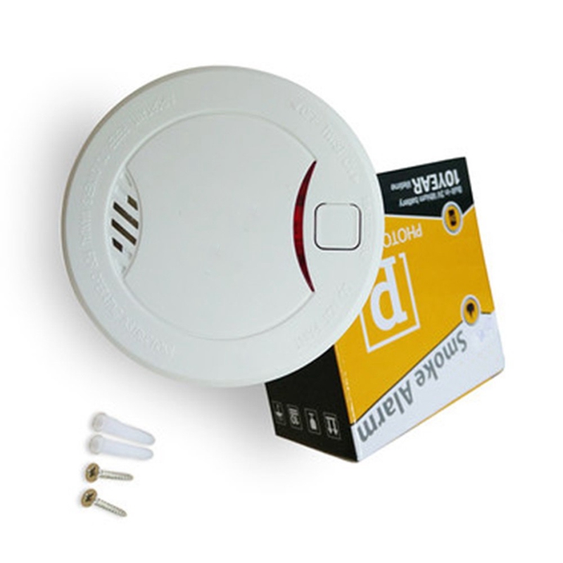 Factory price EN14604 fire detector home fire alarm smoke detector de humo with 10 years battery