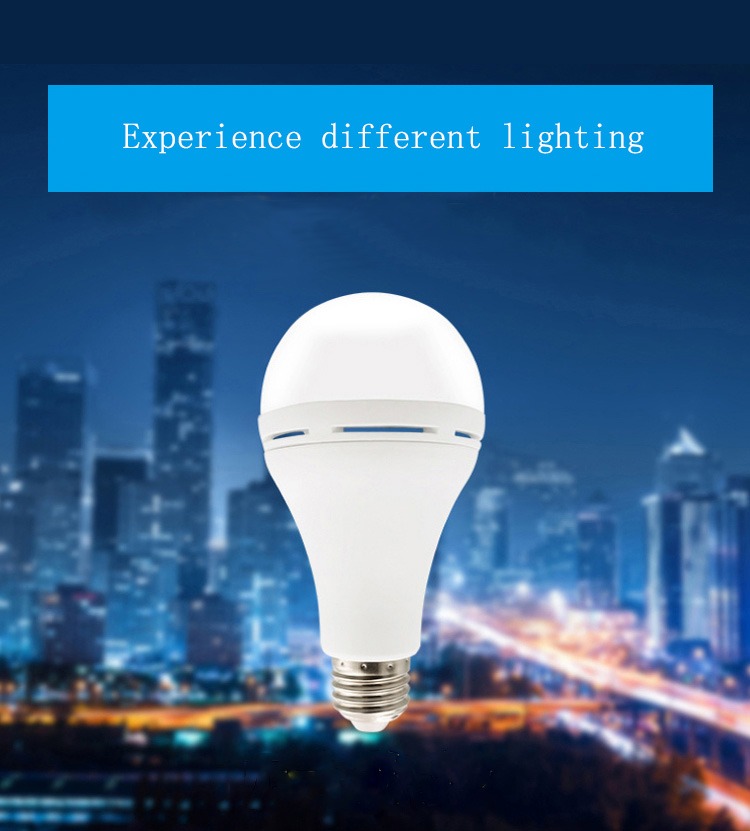 High quality led light emergency lamp led bulb 9W for outdoor use with E27 or B22 base Hand touch LED emergency bulb for Home