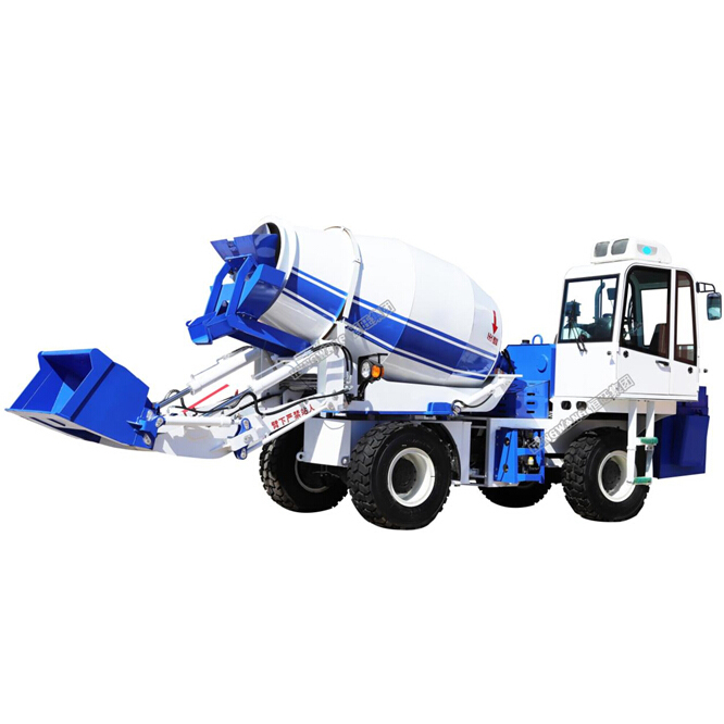 Competitive self loading 3 cubic meters concrete mixer truck price