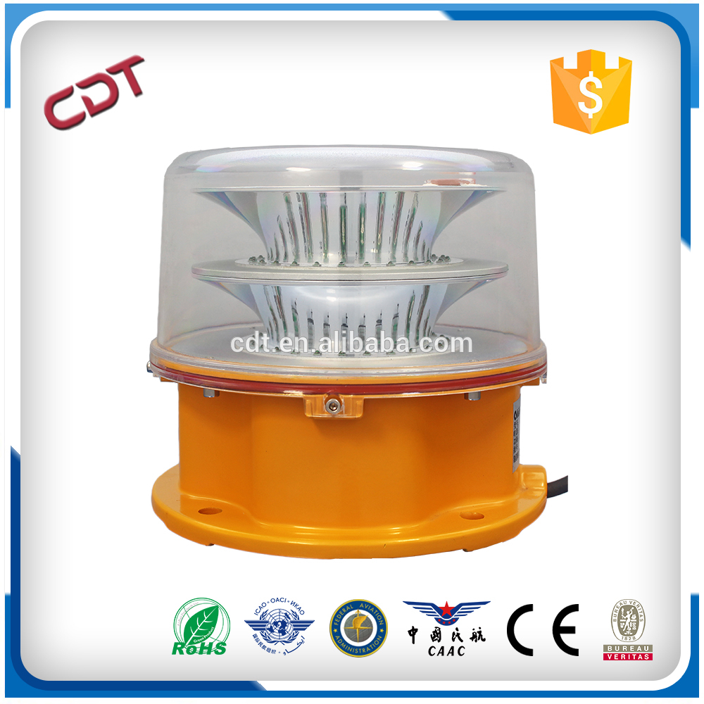 Medium intensity A CM-15 doulb LED high intensity 2000-20000cd obstruction aircraft warning light used in towers/airport