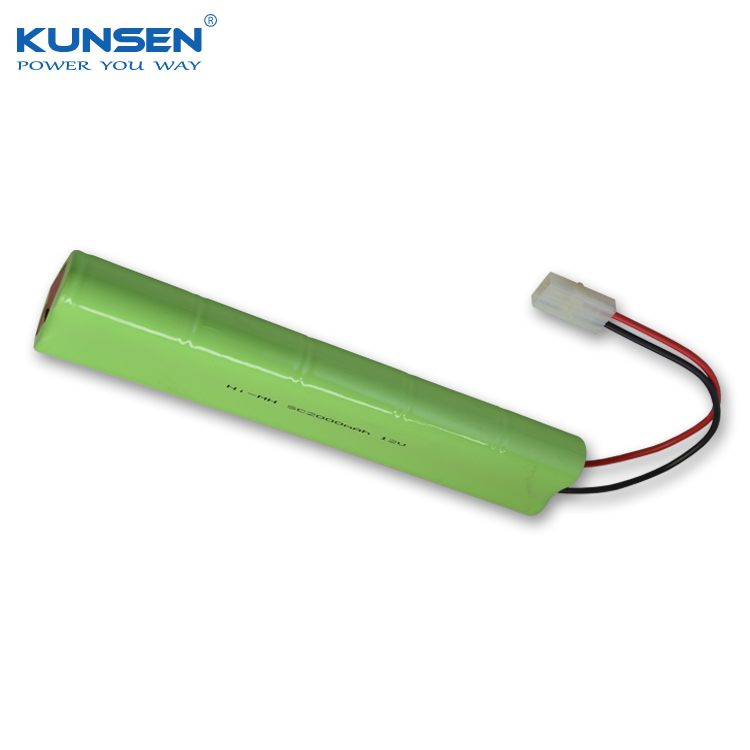 Ni-Mh 12V DC 2000mAh rechargeable battery pack