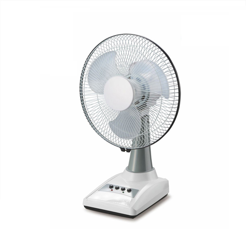 12 inch Changrong Rechargeable Table fan with remote control LED light