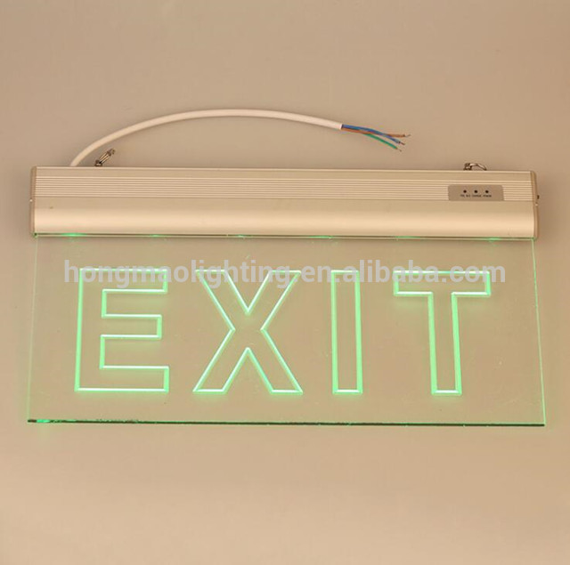 3w 220v led acrylic exit sign light