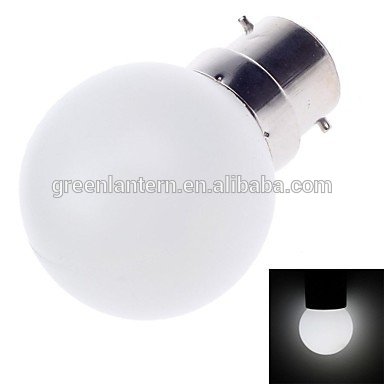 Lights Bulbs, 1W B22 LED Globe Bulbs G45 4 90 lm Cool White AC 220-240 V