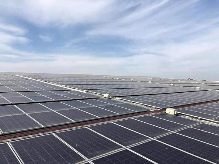 Newest flat roof pv solar mounting 20KW solar panel system