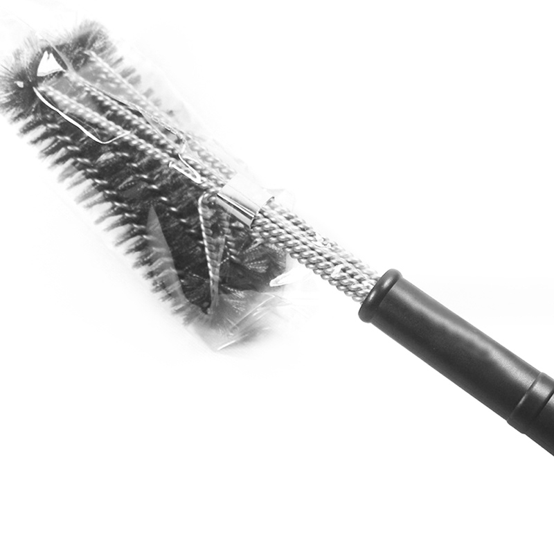 Latest Design Rugged Grill Cleaning Brush BBQ tool Grill Brush Stainless Steel Brushes Cooking