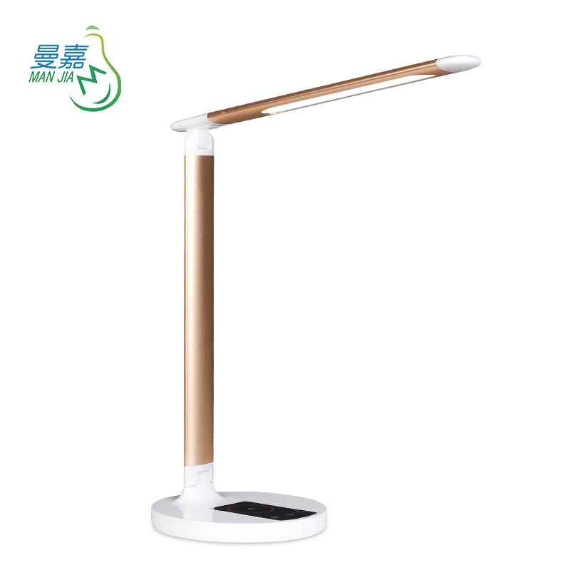 Smart dimming warm lighting 5w portable rotating rechargeable led table light for living room