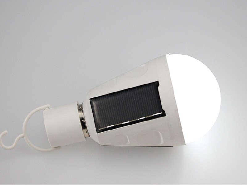 China best selling products solar power LED light and LED solar bulb light with lithium battery waterproof bulb lighting