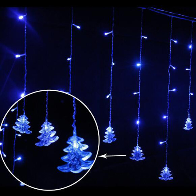 120 Led Curtain Lights LED Curtain String Lights Fairy Lights for Decorating Garden, Christmas, Wedding