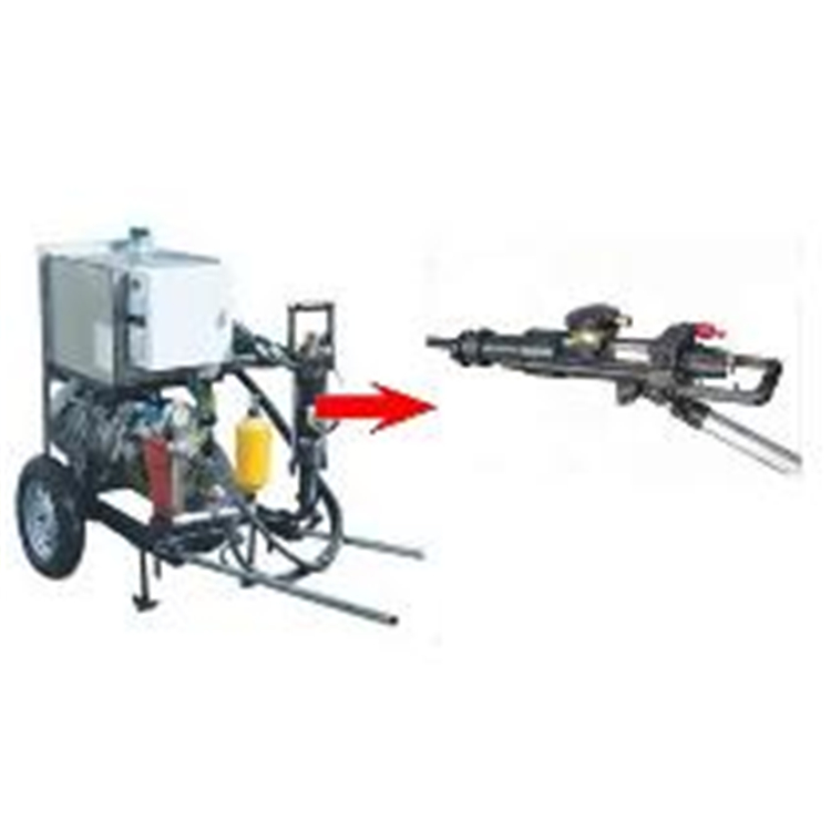 yyt 28 full hydraulic small portable rock drilling  machine in stock