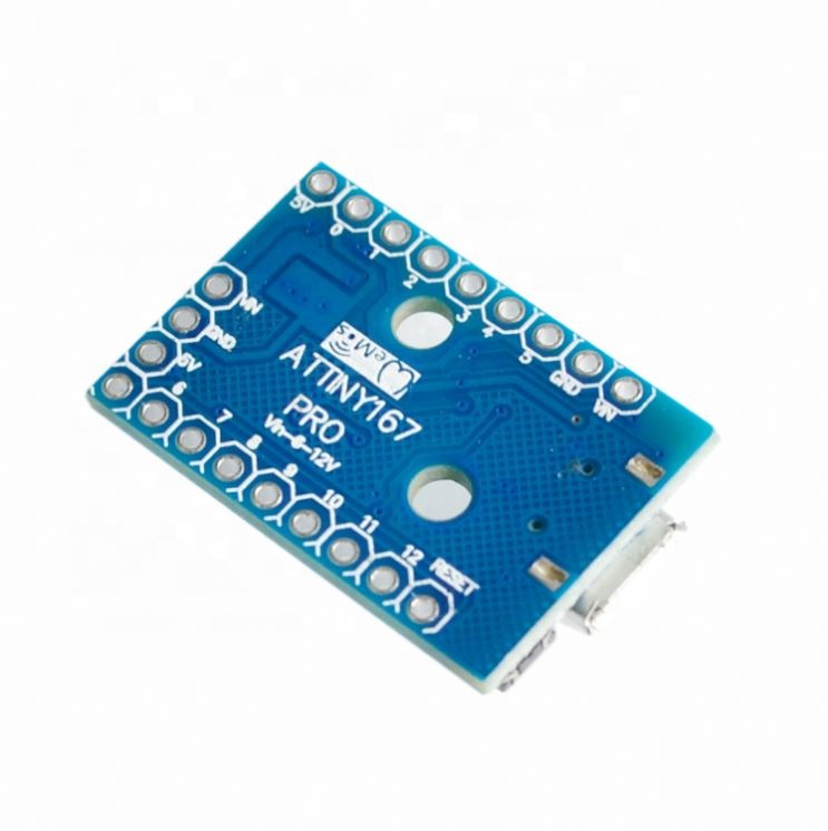 development board use Micro ATTINY167 module for usb