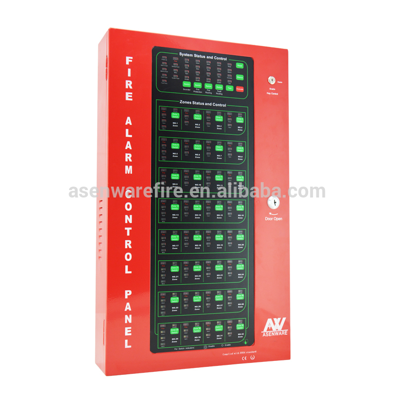 Factory direct supply 16 zone wired conventional fire alarm control Panel