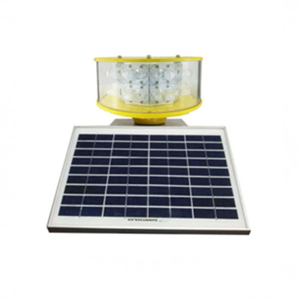 Solar Portable Aviation Light, FAA L864 Medium Intensity Wind Cone High Bulidings Aircraft Warning Lights