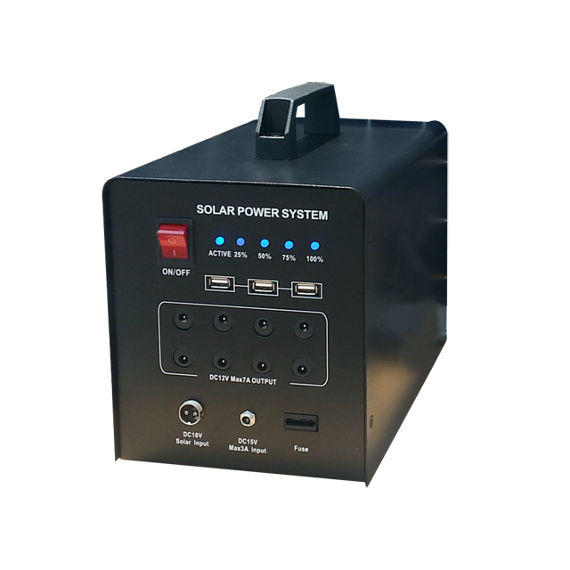 60W mini home solar power system for DC fan DC TV