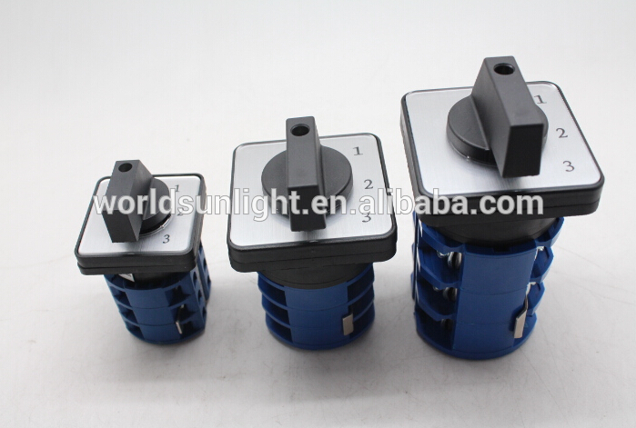 RoHS approved LW26 series 4 pole 5 position rotary switch