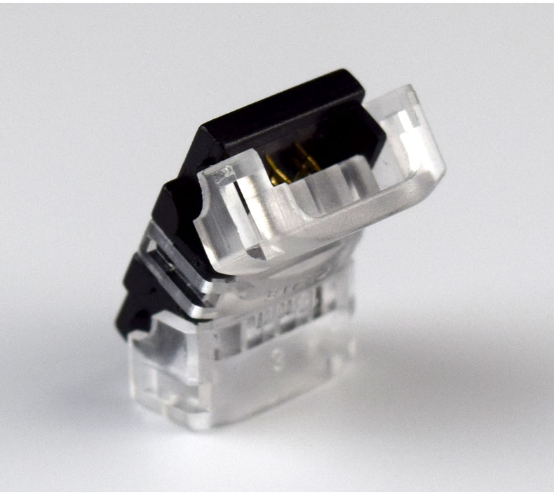 2Pin 4pin waterproof single color LED bare Light Strip Connector 5mm/8mm/10mm Solderless light part accessary for 3528 5050