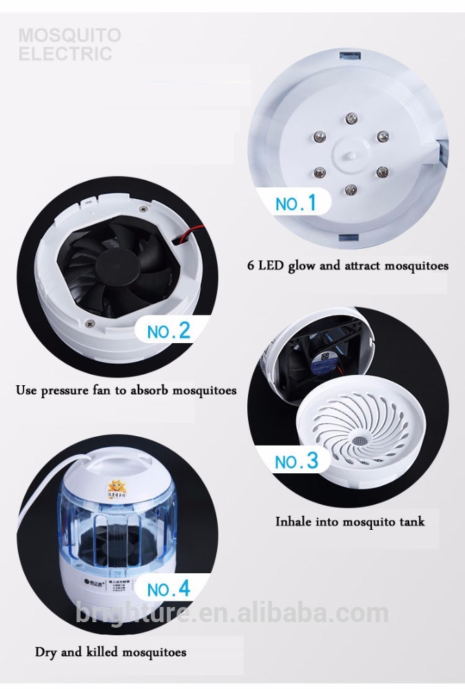 6 LED Energy Saving 30 Square Meters Electronic Insect Mosquito Killer