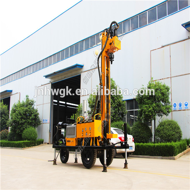 HW -200 Crawler Pneumatic Portable Drilling rig factory price