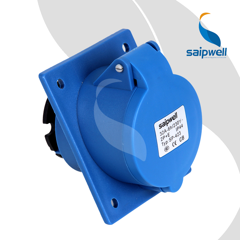 Saipwell / Saip waterproof 3 phase 380V 32a male and female plugs and sockets