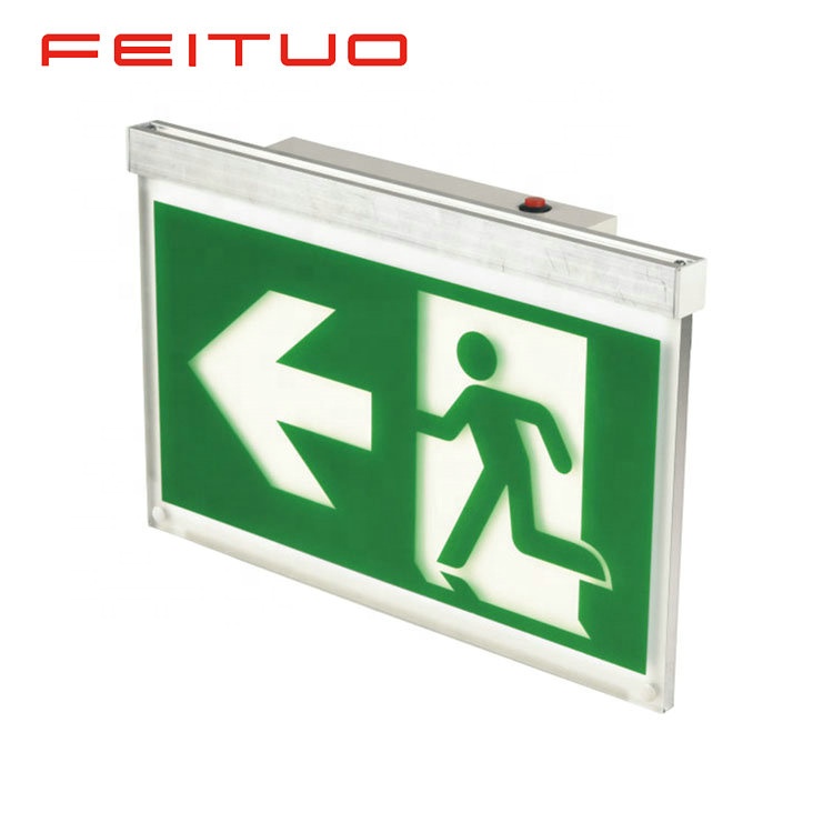 China supplier wall mounted safety electric exit sign