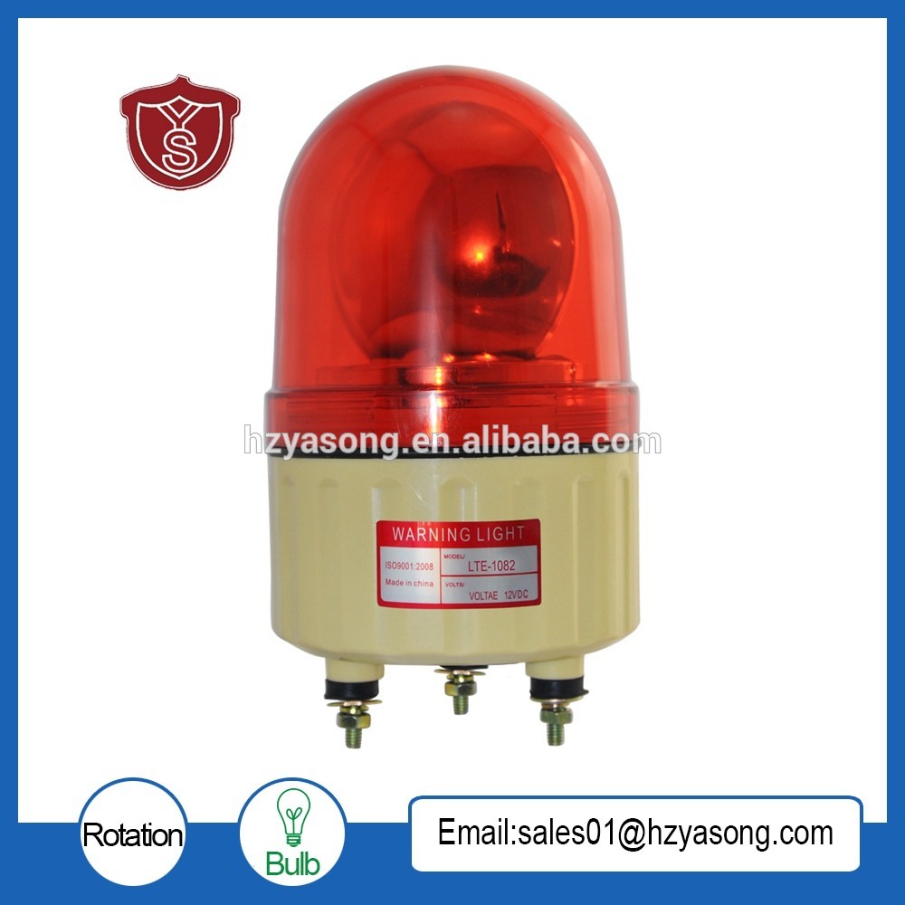 LTE-1082 Red Rotary Warning Safety Light
