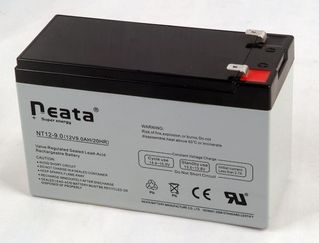 12v 9ah VRLA sealed lead acid AGM/GEL rechargeable battery for solar ups